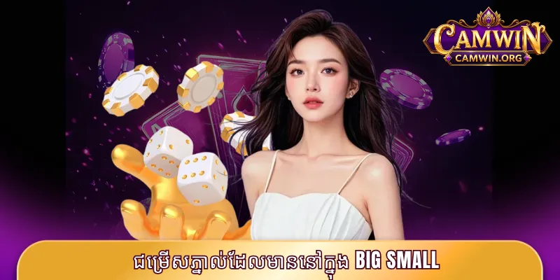 Big Small CAMWIN - ណែនាំច្បាប់លេង និងវិធីភ្នាល់តូចធំ 3 ជម្រើសភ្នាល់ដែលមាននៅក្នុង Big Small