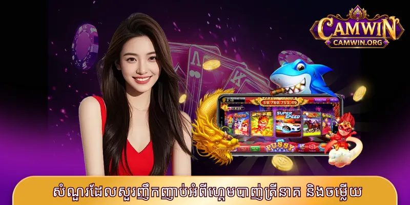 បាញ់ត្រីនាគ CAMWIN - ប្រមាញ់ត្រីរំភើបឈ្នះ Jackpotធំ 4 សំណួរដែលសួរញឹកញាប់អំពីហ្គេមបាញ់ត្រីនាគ និងចម្លើយ